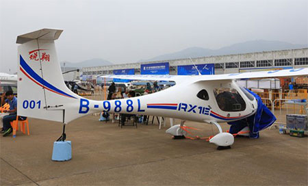 el primer avion electrico chino